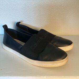 Calvin Klein Black Slip On